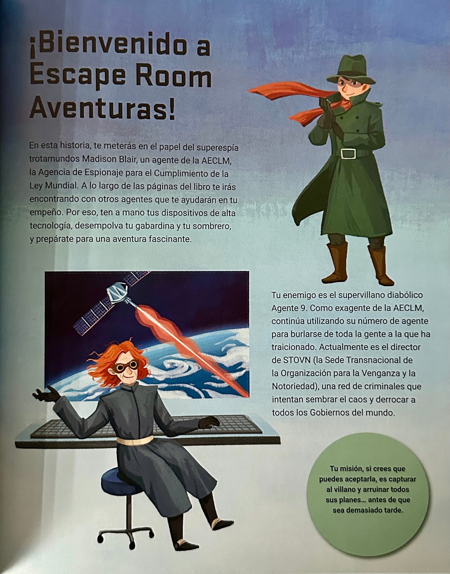 Escape Room Aventuras. A la caza del Agente 9