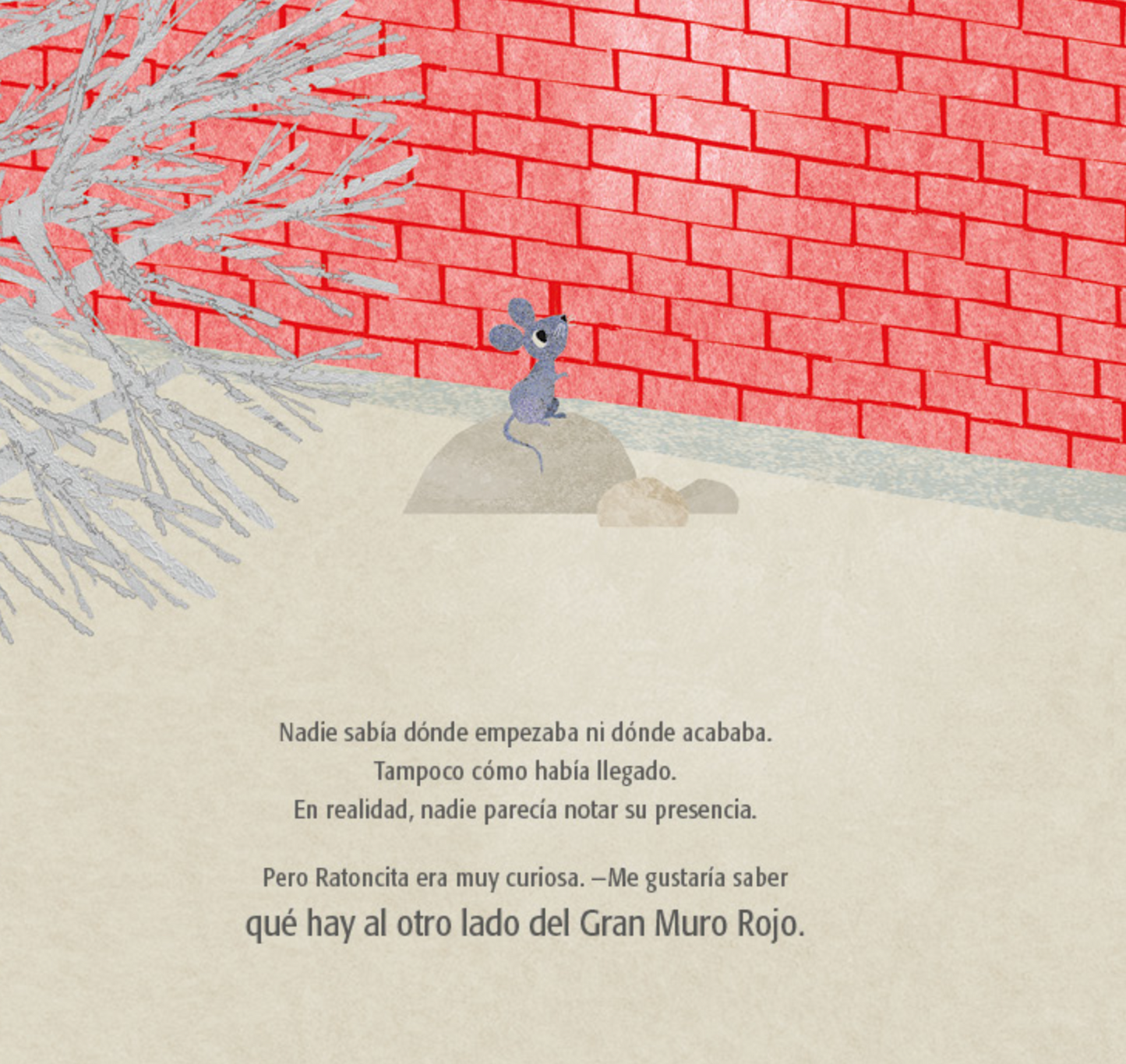 Ratoncita y el Muro Rojo